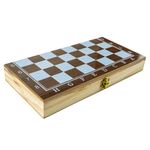 Sport si Outdoor - Alte sporturi - Sah si table - Joc 3 in 1: Sah, table, dame! 39.5x19.5cm, 7Toys - Infinity.ro