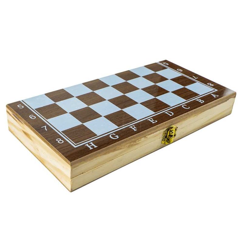 Sport si Outdoor - Alte sporturi - Sah si table - Joc 3 in 1: Sah, table, dame! 39.5x19.5cm, 7Toys - Infinity.ro