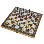 Sport si Outdoor - Alte sporturi - Sah si table - Joc 3 in 1: Sah, table, dame! 39.5x19.5cm, 7Toys - Infinity.ro