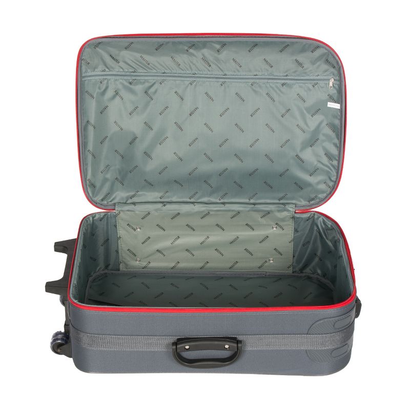 Sport si Outdoor - Articole de voiaj - Trolere - Troler Master Deco, Gri/Rosu 69 cm - Infinity.ro