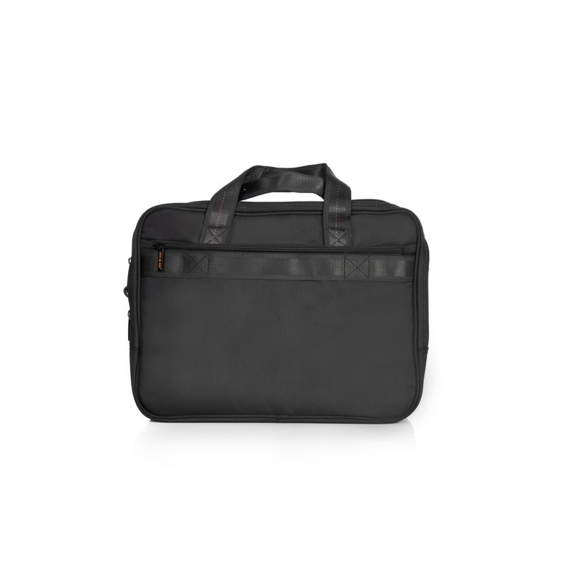 Laptop, Telefoane si Tablete - Laptopuri si accesorii - Accesorii Laptop - Genti laptop - Geanta laptop 15 inch Crest 41x31x12 cm, negru / portocaliu - Infinity.ro