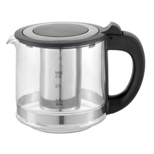 Set fierbator electric plus ceainic Zilan ZLN4858 Argintiu, putere 2200W, capacitate 1.8L si 0.8L