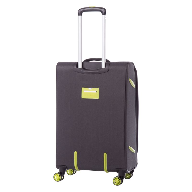 Sport si Outdoor - Articole de voiaj - Trolere - Troler Cruise, gri inchis cu verde, 67 X 41 X 27 cm - Infinity.ro