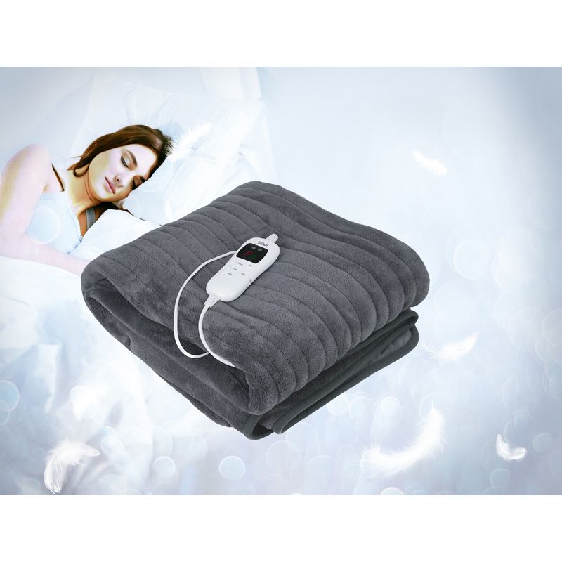 Casa si Gradina - Mobilier - Paturi si accesorii - Paturi - Patura electrica dubla Zilan ZLN0096, 9 trepte de putere, dimensiune 180x160 cm - Infinity.ro