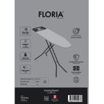 Market - Spalare si intretinere rufe - Mese de calcat - Mini masa de calcat Floria ZLN9778 Gri, suport pentru fier de calcat, blat din plasa - Infinity.ro