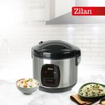 Electronice si Electrocasnice - Electrocasnice bucatarie - Aparate de gatit & desert - Aparate de gatit cu aburi - Aparat de gatit Zilan ZLN2793 2 in 1 pentru gatit orez si alimente la abur, capacitate 1.5L, 500W, sistem anti-alunecare - Infinity.ro