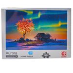 Jucarii, Copii si Bebe - Jucarii si jocuri - Jocuri si puzzle - Puzzle - Puzzle carton mini, Aurora Boreala, 1000 piese, 7Toys - Infinity.ro