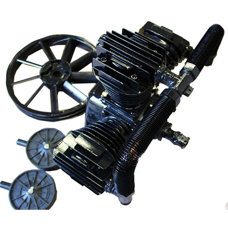 Casa si Gradina - Electrice - Echipamente electrice - Compresoare - Cap compresor de aer cu 3 pistoane 7.5kW 900L/min KraftDele KD1407 TBC - Infinity.ro