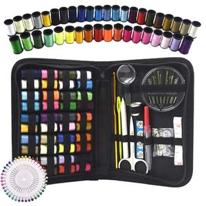 Set 129 piese pentru croitorie in husa eleganta, un cadou perfect pentru pasionatii de croitorie