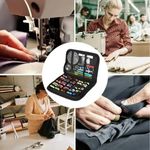 Casa si Gradina - Decoratiuni - DIY - Articole mercerie - Set 129 piese pentru croitorie in husa eleganta, un cadou perfect pentru pasionatii de croitorie - Infinity.ro