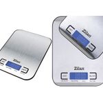 Electronice si Electrocasnice - Electrocasnice bucatarie - Mixere, tocatoare & roboti de bucatarie - Cantare de bucatarie - Cantar alimentar digital Zilan ZLN2984 Gri, capacitate 5000g, inchidere automata - Infinity.ro