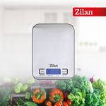 Electronice si Electrocasnice - Electrocasnice bucatarie - Mixere, tocatoare & roboti de bucatarie - Cantare de bucatarie - Cantar alimentar digital Zilan ZLN2984 Gri, capacitate 5000g, inchidere automata - Infinity.ro