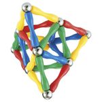 Jucarii, Copii si Bebe - Jucarii si jocuri - Seturi de constructie si cuburi - Seturi de constructie - Joc constructii magnetice 124 piese, 7Toys - Infinity.ro