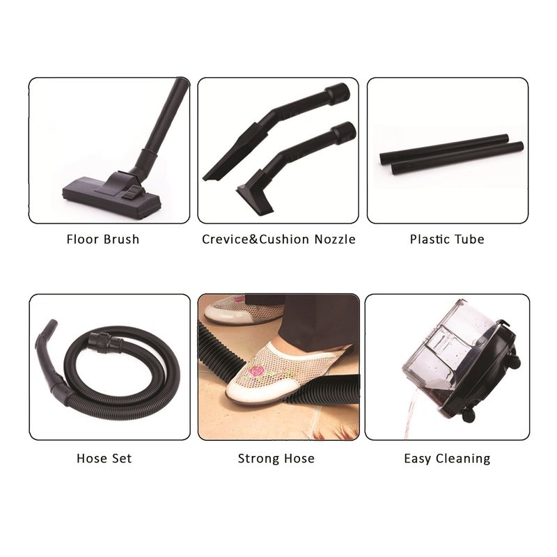 Electronice si Electrocasnice - Ingrijirea locuintei - Aspiratoare - Aspirator ZILAN ZLN-8945 Rosu cu filtrare prin apa si uscata,2000W - Infinity.ro