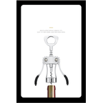 Casa si Gradina - Bucatarie si vesela - Accesorii bar - Tirbusoane si dopuri - Tirbuson  Profesional pentru Sticle de Vin  Imbuteliate  din Otel cu Manere  Anti-alunecare 2 in 1 - 21,5 cm G Glixicom® - Infinity.ro