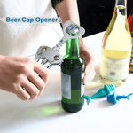 Casa si Gradina - Bucatarie si vesela - Accesorii bar - Tirbusoane si dopuri - Tirbuson  Profesional pentru Sticle de Vin  Imbuteliate  din Otel cu Manere  Anti-alunecare 2 in 1 - 21,5 cm G Glixicom® - Infinity.ro