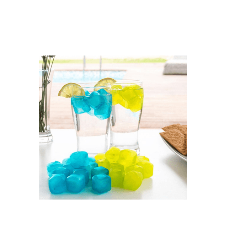 Casa si Gradina - Bucatarie si vesela - Accesorii bar - Forme cuburi de gheata - Set 20 Cuburi Gheata Reutilizabile pentru Racire Bauturi sau Produse de Cofetarie - Infinity.ro