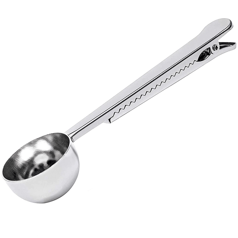 Casa si Gradina - Bucatarie si vesela - Vesela si tacamuri - Tacamuri si seturi - Lingura Dozatoare pentru Cafea cu Maner Tip Cleste Zimtat Prindere Pungi G Glixicom® - Infinity.ro