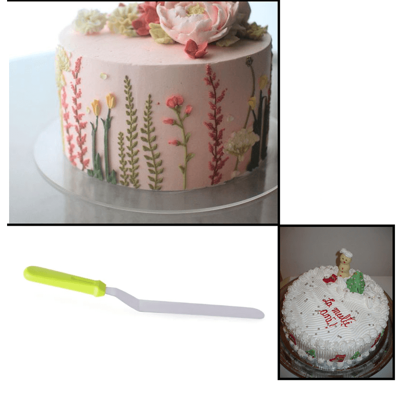 Casa si Gradina - Bucatarie si vesela - Ustensile bucatarie - Pensule, spatule si teluri bucatarie - Paleta  pentru Ornare Tort si Prajituri din Inox 36 cm G Glixicom® - Infinity.ro