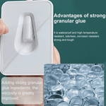 Casa si Gradina - Sanitare - Suporturi si accesorii baie - Suporturi baie - Suport Reglabil pentru Capat Dus cu 2 Agatatori Burete aplicabil cu Banda Dublu Adeziva Inclusa Alb G Glixicom® - Infinity.ro