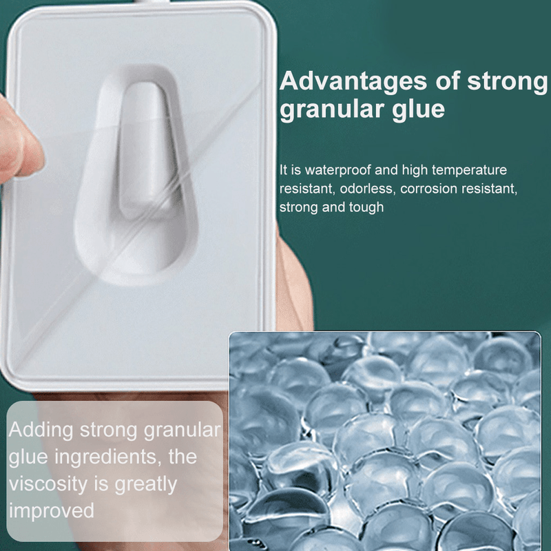 Casa si Gradina - Sanitare - Suporturi si accesorii baie - Suporturi baie - Suport Reglabil pentru Capat Dus cu 2 Agatatori Burete aplicabil cu Banda Dublu Adeziva Inclusa Alb G Glixicom® - Infinity.ro