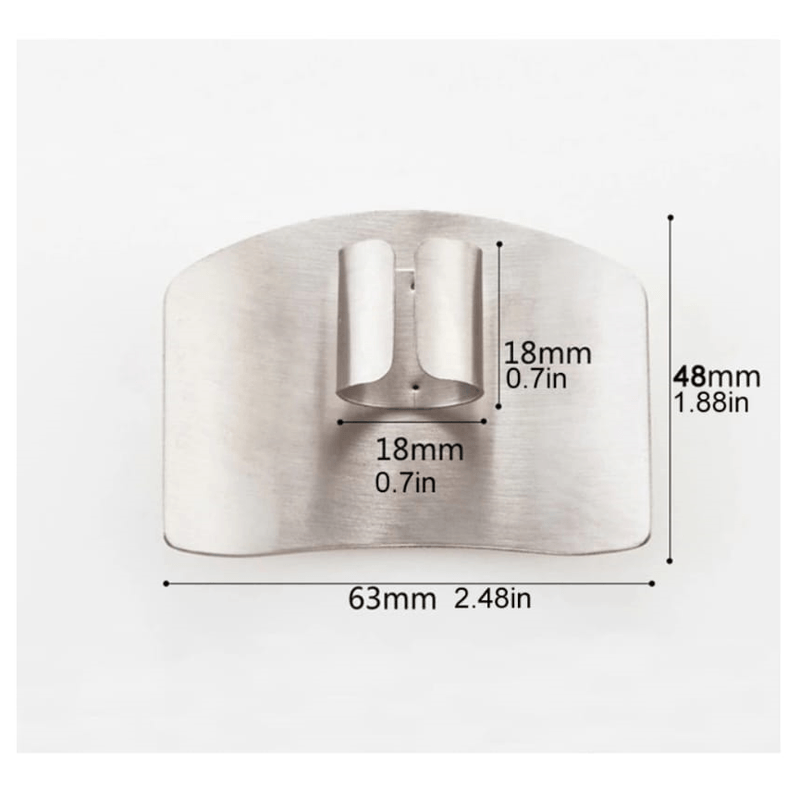 Casa si Gradina - Bucatarie si vesela - Ustensile bucatarie - Razatori si curatatoare - Ustensila Protectie Degete pentru Feliere Alimente din Otel Inoxidabil G Glixicom® - Infinity.ro