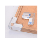 Casa si Gradina - Mobilier - Mobilier copii - Sisteme de siguranta - Set 10 Protectii Colturi din Silicon Forma L aplicabile cu Banda Dublu Adeziva 4 x 2 x 4 cm - Infinity.ro