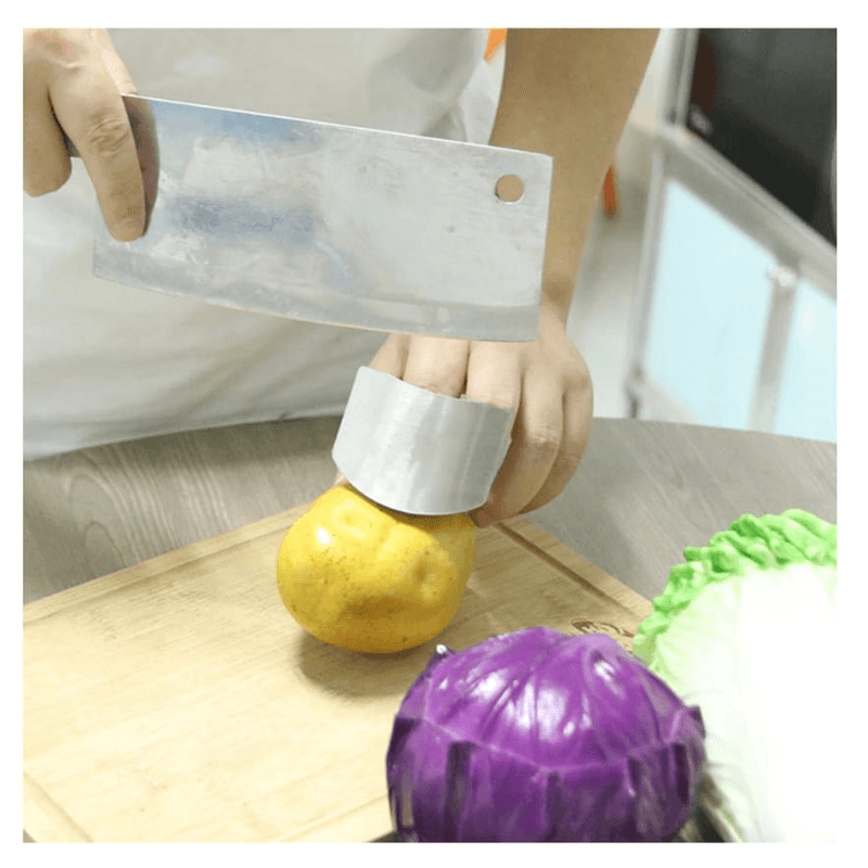 Casa si Gradina - Bucatarie si vesela - Ustensile bucatarie - Razatori si curatatoare - Ustensila Protectie Degete pentru Feliere Alimente din Otel Inoxidabil G Glixicom® - Infinity.ro
