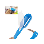 Casa si Gradina - Bucatarie si vesela - Ustensile bucatarie - Razatori si curatatoare - Aparat 2 in 1 pentru Curatat Solzi si Eviscerat Peste cu Capac 19,5 x 5,5 cm Albastru - Infinity.ro
