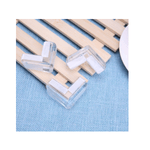 Casa si Gradina - Mobilier - Mobilier copii - Sisteme de siguranta - Set 10 Protectii Colturi din Silicon Forma L aplicabile cu Banda Dublu Adeziva 4 x 2 x 4 cm - Infinity.ro