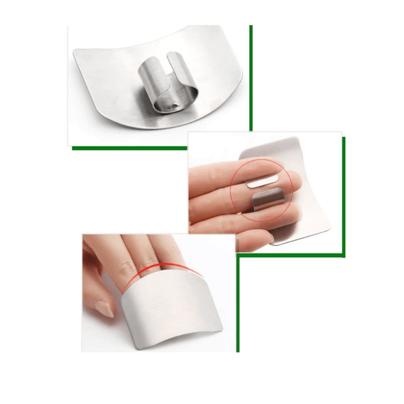 Casa si Gradina - Bucatarie si vesela - Ustensile bucatarie - Razatori si curatatoare - Ustensila Protectie Degete pentru Feliere Alimente din Otel Inoxidabil G Glixicom® - Infinity.ro