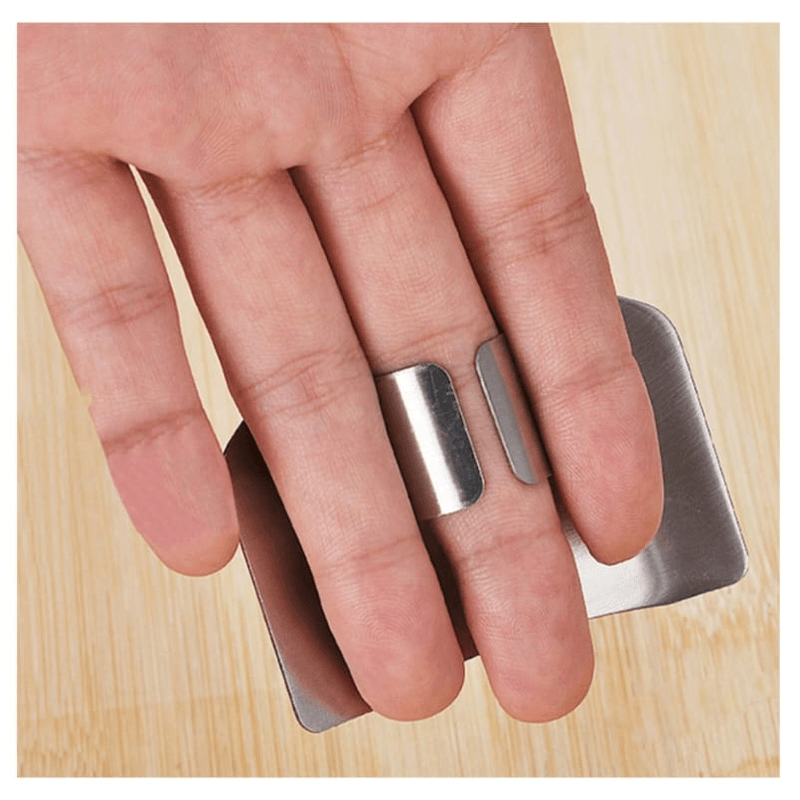 Casa si Gradina - Bucatarie si vesela - Ustensile bucatarie - Razatori si curatatoare - Ustensila Protectie Degete pentru Feliere Alimente din Otel Inoxidabil G Glixicom® - Infinity.ro