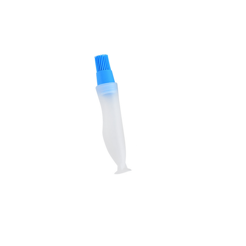 Casa si Gradina - Bucatarie si vesela - Ustensile bucatarie - Pensule, spatule si teluri bucatarie - Recipient din Silicon cu Pensula pentru Ulei, Ou sau Unt Topit Albastru - Infinity.ro