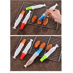 Casa si Gradina - Bucatarie si vesela - Ustensile bucatarie - Pensule, spatule si teluri bucatarie - Recipient din Silicon cu Pensula pentru Ulei, Ou sau Unt Topit Albastru - Infinity.ro