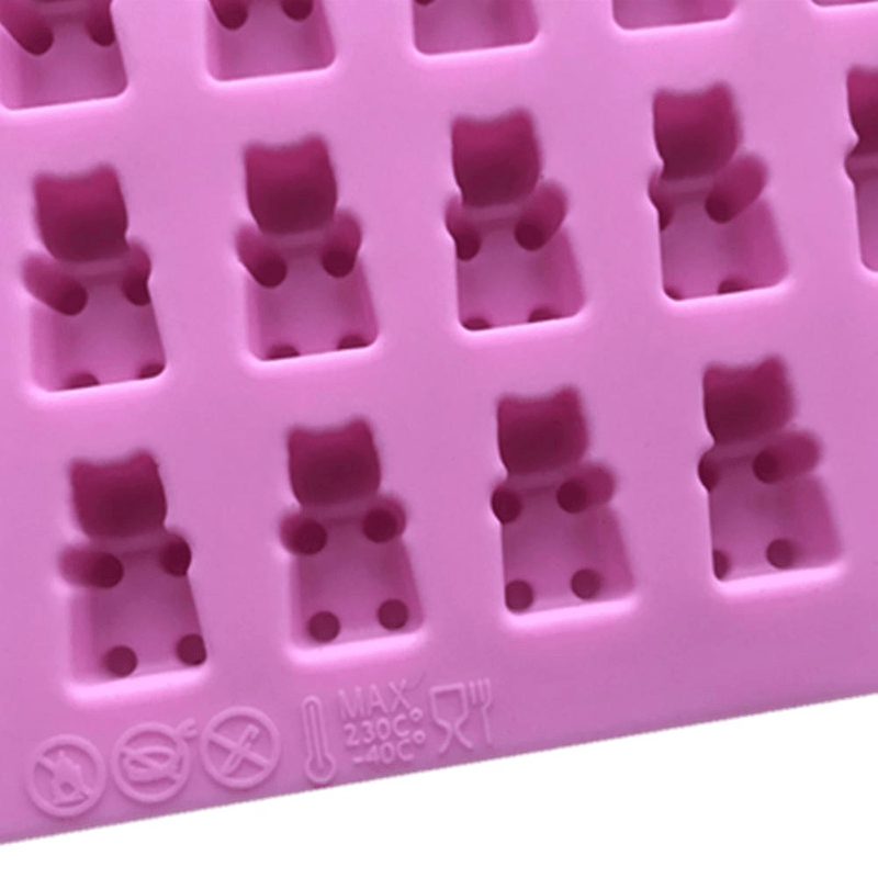 Casa si Gradina - Bucatarie si vesela - Ustensile bucatarie - Forme prajituri - Forma de Silicon pentru 50 de  Jeleuri Ursuleti 19 x 14 cm G Glixicom® - Infinity.ro