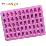 Casa si Gradina - Bucatarie si vesela - Ustensile bucatarie - Forme prajituri - Forma de Silicon pentru 50 de  Jeleuri Ursuleti 19 x 14 cm G Glixicom® - Infinity.ro