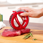 Casa si Gradina - Bucatarie si vesela - Ustensile bucatarie - Prese si storcatoare manuale - Fragezitor Carne de Tip Roata din Metal si PVC cu Capac de Protectie 11,5 x 12 cm G Glixicom® - Infinity.ro