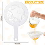 Casa si Gradina - Bucatarie si vesela - Ustensile bucatarie - Site bucatarie, strecuratori si accesorii - Strecuratoare cu Plasa Fina de Tip Filtru din PVC 24 x 14, 5 cm Glixicom - Infinity.ro