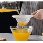 Casa si Gradina - Bucatarie si vesela - Ustensile bucatarie - Site bucatarie, strecuratori si accesorii - Strecuratoare cu Plasa Fina de Tip Filtru din PVC 24 x 14, 5 cm Glixicom - Infinity.ro