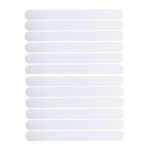 Casa si Gradina - Constructii - Gresie si faianta - Chit si adeziv faianta - Set 12 Bucati Banda Adeziva Antiderapanta din Silicon pentru Baie Trepte sau Podea 20 cm x 2 cm G Glixicom® - Infinity.ro