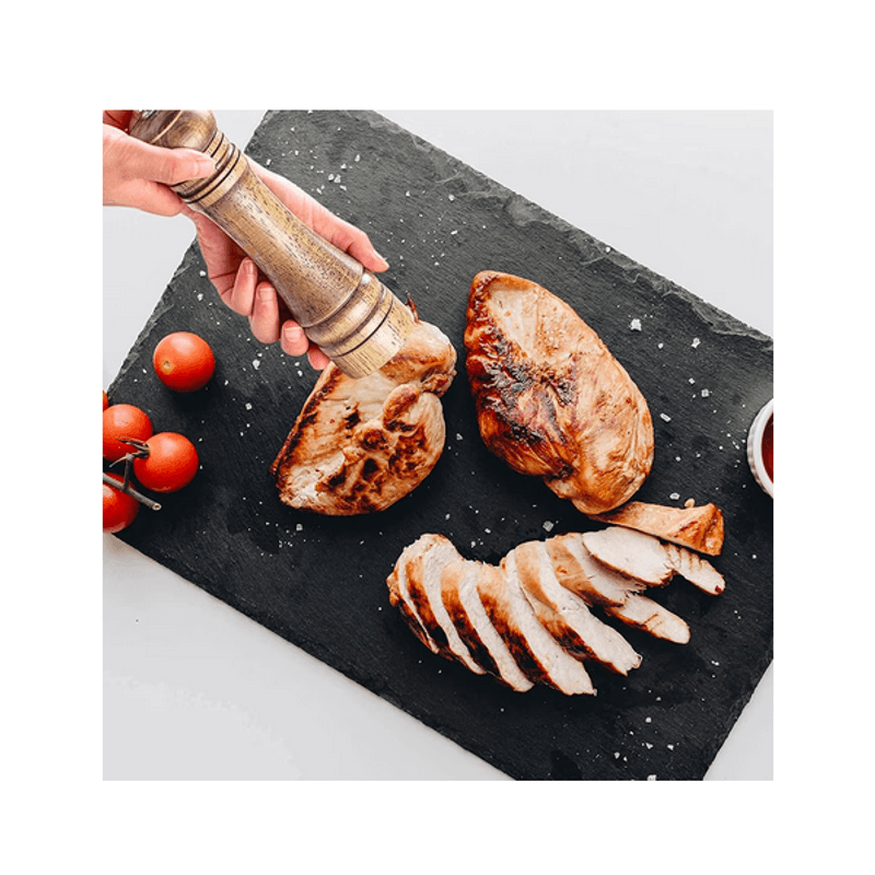 Casa si Gradina - Bucatarie si vesela - Ustensile bucatarie - Rasnite si dozatoare condimente - Rasnita Piper - Sare din Lemn si Metal cu Sistem de Macinare Ceramic Reglabil 22 x 5,5 cm G Glixicom® - Infinity.ro