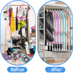 Market - Spalare si intretinere rufe - Produse intretinere textile - Intretinere textile - Husa Haine Transparenta pentru Depozitare sau Transport din PEVA G Glixicom® 60 x 80 cm Alb - Negru - Infinity.ro