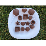 Casa si Gradina - Bucatarie si vesela - Ustensile bucatarie - Forme prajituri - Forma pentru Bomboane Ciocolata din Silicon 24 de Forme Diferite 24 x 16 cm G Glixicom® - Infinity.ro