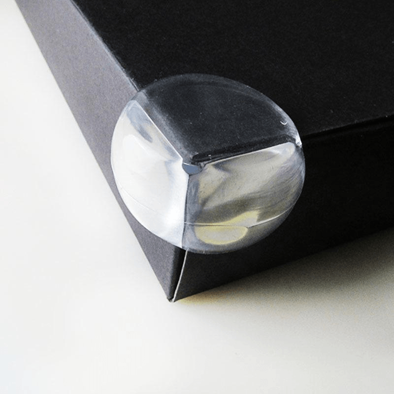 Casa si Gradina - Mobilier - Mobilier copii - Sisteme de siguranta - Set 10 Protectii Colturi din Silicon aplicabile cu Banda Dublu Adeziva 3 x 3 x 3 cm G Glixicom® - Infinity.ro