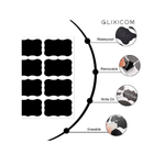 PC, gaming si accesorii - Imprimante, scanere & consumabile - Consumabile si accesorii - Benzi etichete - Set 40 Etichete din PVC Autoadezive Negre cu Marker Alb pentru Borcane Reutilizabile G Glixicom® - Infinity.ro