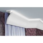 Casa si Gradina - Constructii - Materiale constructii - Profile decorative - Scafa luminoasa - cornisa masca galerie perdea , din poliuretan,Tesori F, KF801, 12cmx6cmx200cm - Infinity.ro