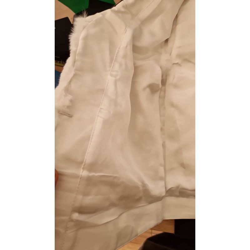 Fashion, accesorii si bijuterii - Femei - Imbracaminte femei - Sacouri si veste femei - Vesta dama Pufoasa Anina, alb - Infinity.ro