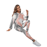 Fashion, accesorii si bijuterii - Femei - Imbracaminte femei - Costume si compleuri femei - Compleu dama sport 2 piese Anabelle, gri,  S - Infinity.ro