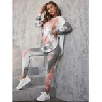 Fashion, accesorii si bijuterii - Femei - Imbracaminte femei - Costume si compleuri femei - Compleu dama sport 2 piese Anabelle, gri,  S - Infinity.ro