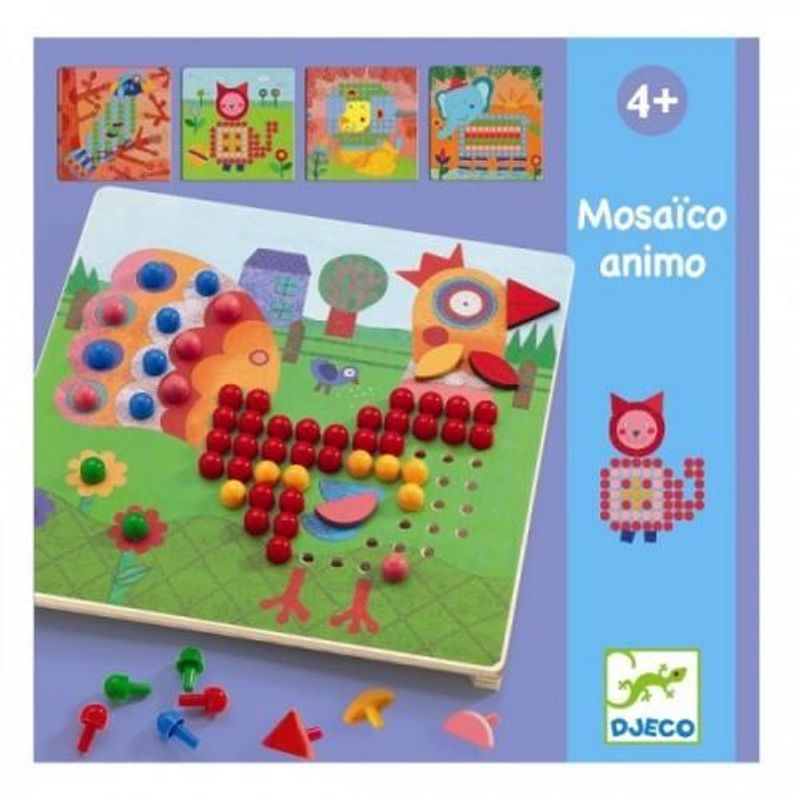 Jucarii, Copii si Bebe - Jucarii si jocuri - Jucarii & jocuri educative - Jocuri si jucarii educative - Mozaic animo - Joc cu piuneze - Infinity.ro